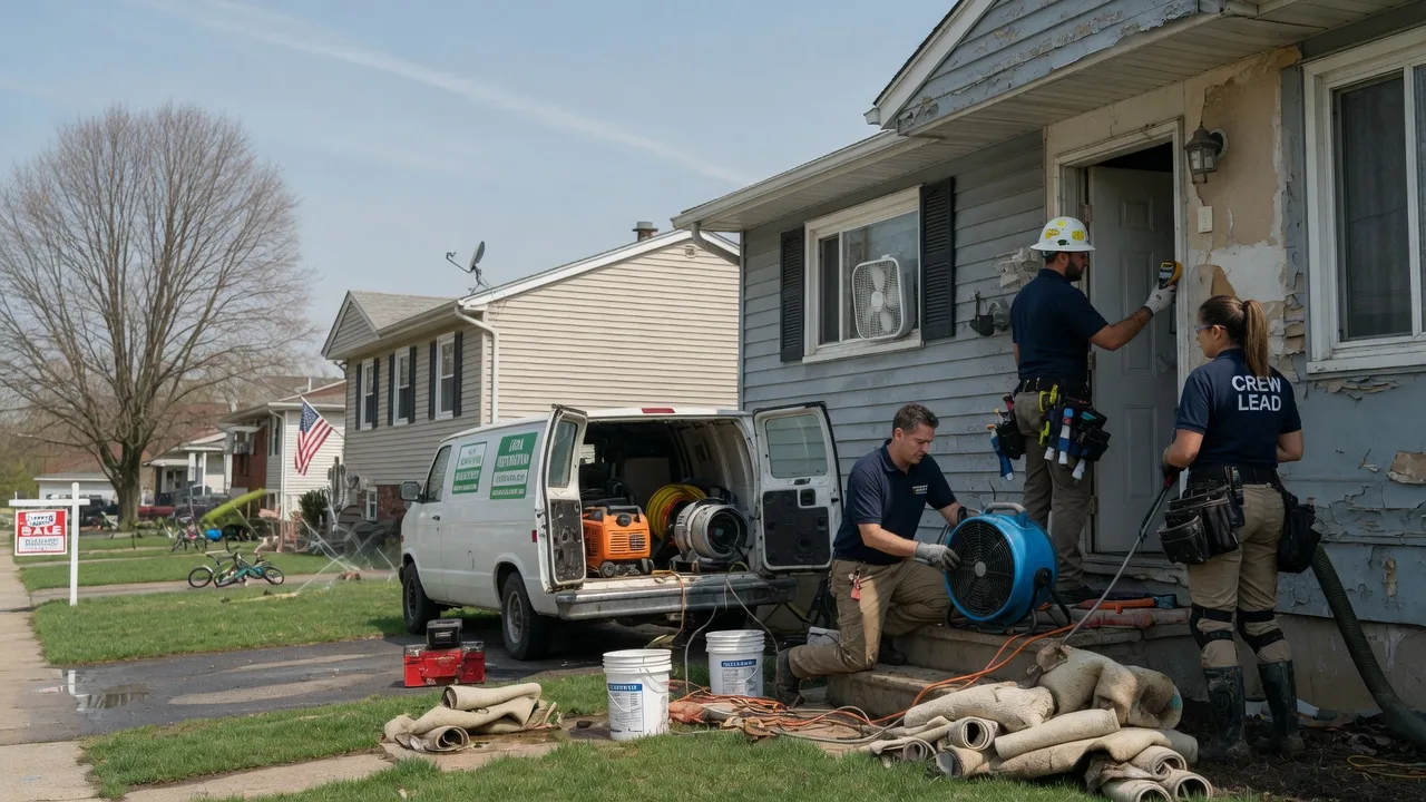 Flood Cleanup in Pisek, ND near me