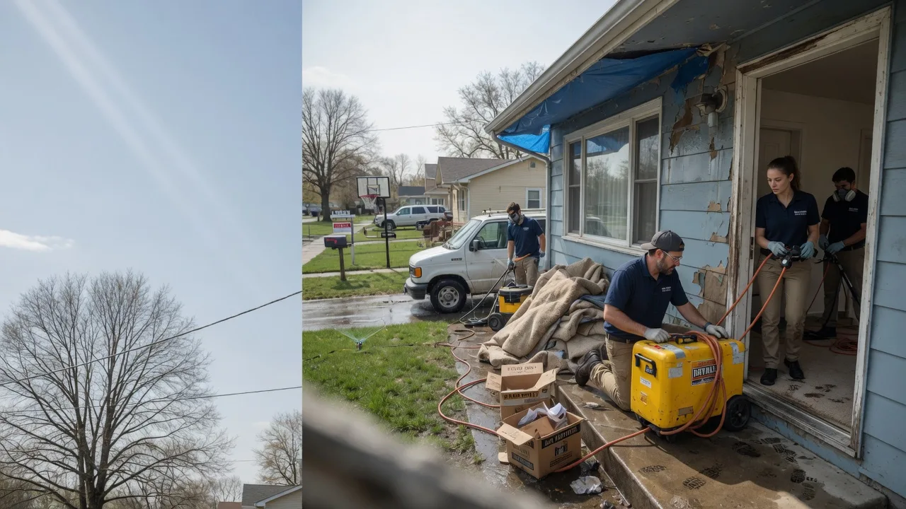 Basement Flood Cleanup in Pisek, ND near me